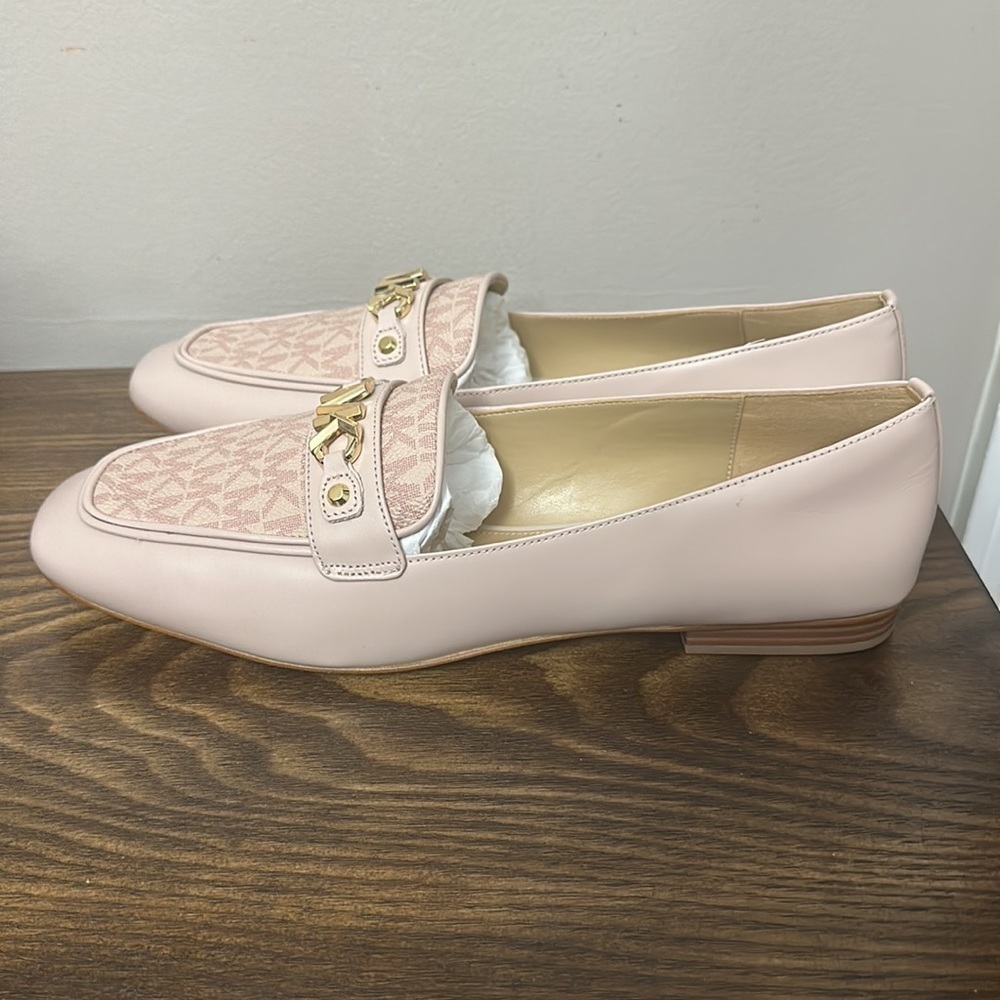 NEW Michael Kors Farrah Loafer Blush Pink - Picture 4 of 9